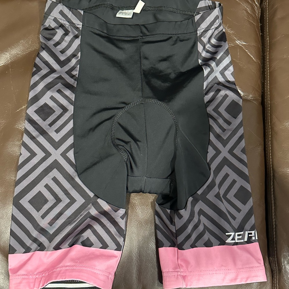 Zero Bike  Black and Pink Cycling Shorts